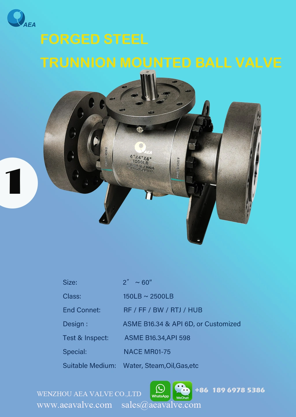 Zero Leakage Forged Steel A105 A350 Lf2 Body Soft Seat Primary Metal Seat Weld Overlay Inconel 625 Flange Floating and Trunnion Mounted Ball Valve