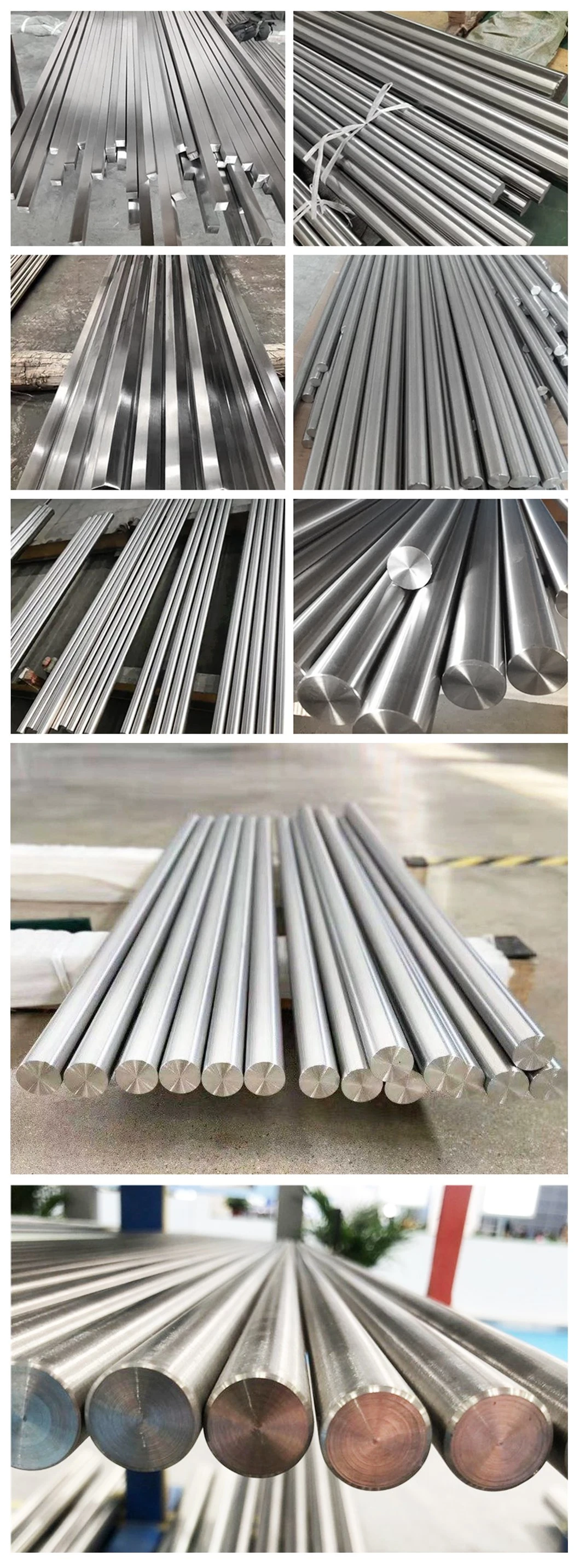 Black Surface Nickel Alloy Inconel 600 601 625 X-750 718 825 Monel 500 K500 400 C276 C22 Round Bar/Rod